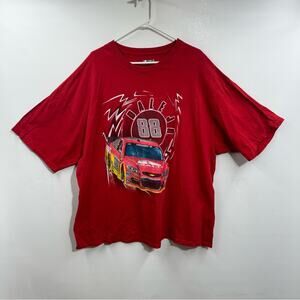 Nascar Dale Earnhardt Jr #88 T-Shirt Red Graphic Print Tee Crew ‎ Neck Size 3X
